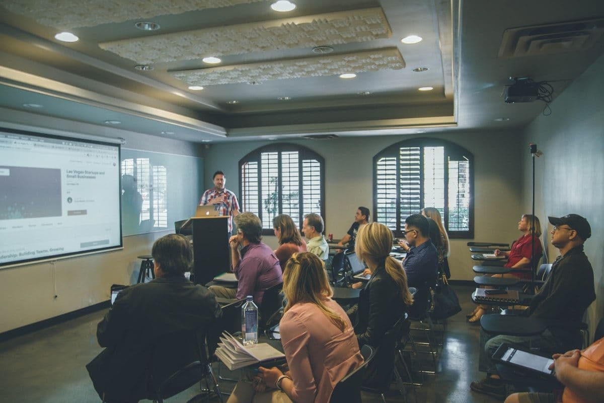 Educators at a professional learning session